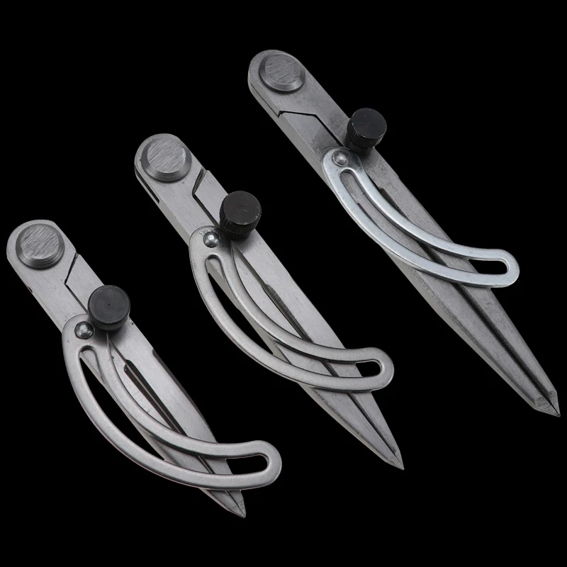 

DIY Hand Tool Spacing Gauge Fitters Draw Compasses Wood Industry Classified Carbon Steel Head Edge Trimmer Edge Leather Tools