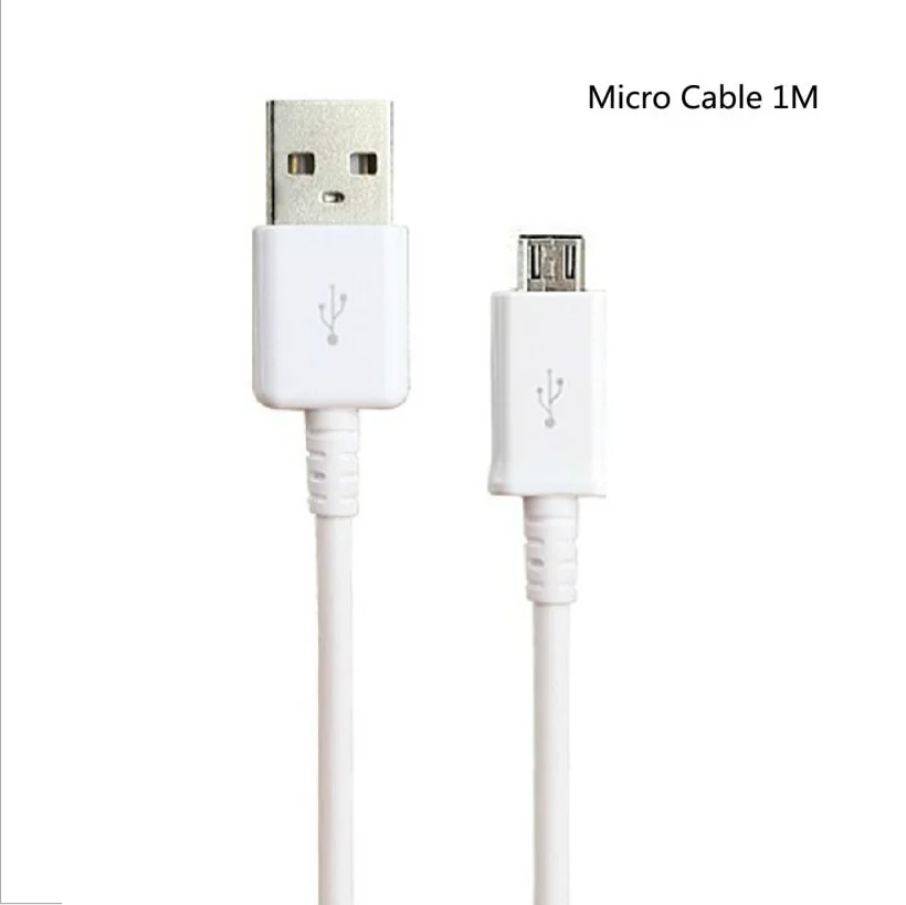 Micro Cable White Микро USB кабель для быстрой зарядки телефона для samsung Galaxy J4 Core J6 Plus J3 J8 J7 J2 Pro Быстрая зарядка EU зарядное устройство для телефона - Plug Type: Micro Cable White