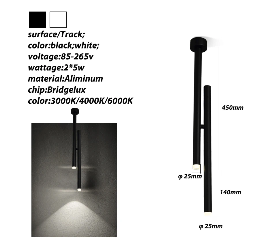 

Modern LED Pendant Lights Aluminum Surface Mounted Living Room Kitchen Foyer Dining Room Luminaire Adjustable LED Ceiling Lamp
