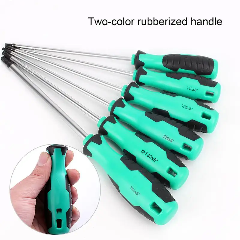 

10pcs Magnetic Screwdriver Kit 5 Hexagon Screwdrivers & 1 Phillips Screwdriver & 2 Torx Screwdrivers & 2 Slotted Screwdrivers