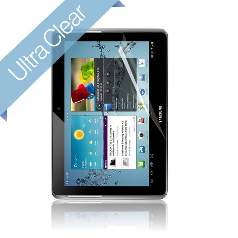 Прозрачная глянцевая Защитная пленка для ЖК-экрана Samsung Galaxy Tab 2 Tab2 10 1 P5100 P5110 |