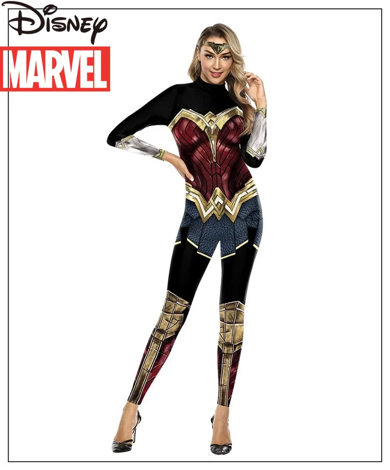 

Marvel League of Legends Series Captain Marvel Jumpsuit Ladies Film Stage Performance Costume Cosplay Costume Tight