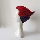 Новинка, экшн-фигурка охотника, брелок красного и фиолетового цветов, парик для косплея из фильма хисока, ТВ, парик из термостойкого синтетического волокна + парик, Кепка