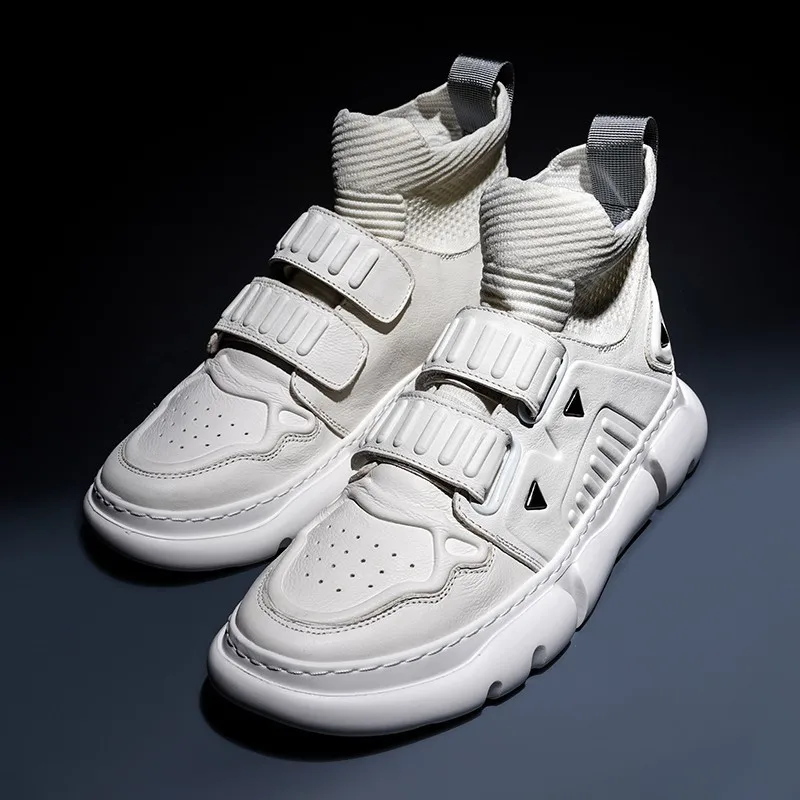 Новинка дизайнерская мужская обувь с высоким берцем для скейтборда мужские