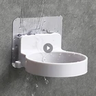 Настенный держатель для сушки волос, органайзер для хранения, полка из АБС-пластика, бытовая полка для ванной комнаты