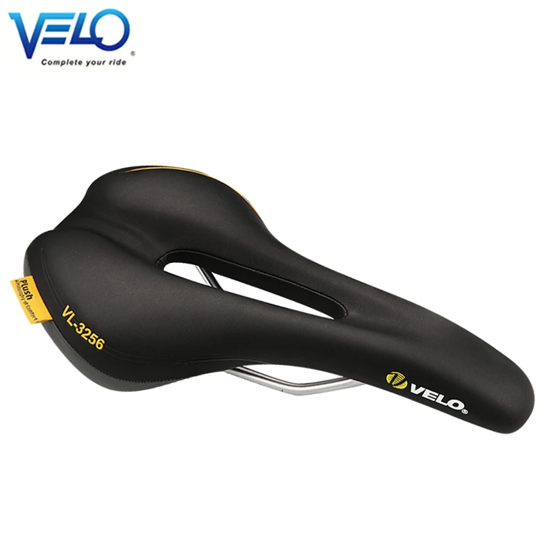 Velo VL-3256 велосипедное седло MTB горный велосипед седло удобное сиденье Велоспорт супер-Мягкая Подушка седла части - Цвет: VL-3256  Black