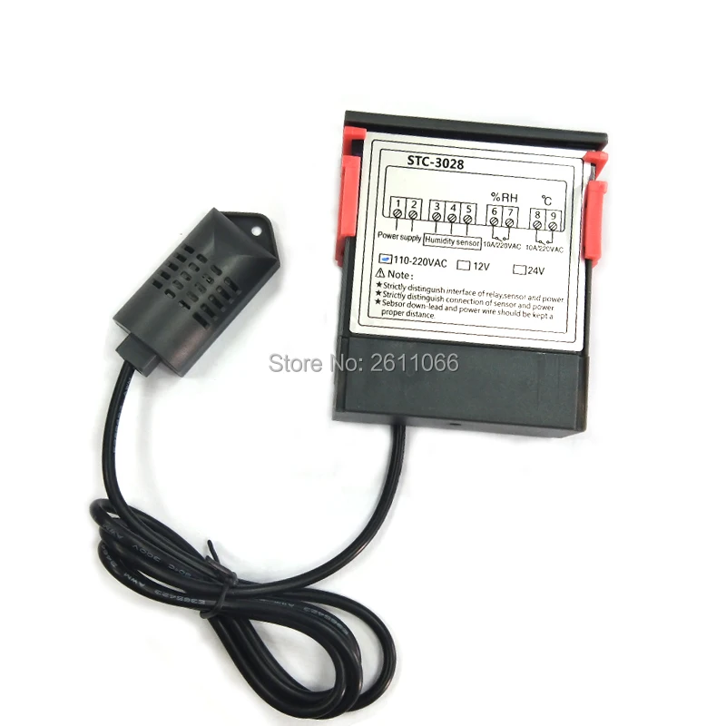 Цифровой регулятор температуры и влажности 10000 А термостат для домашнего