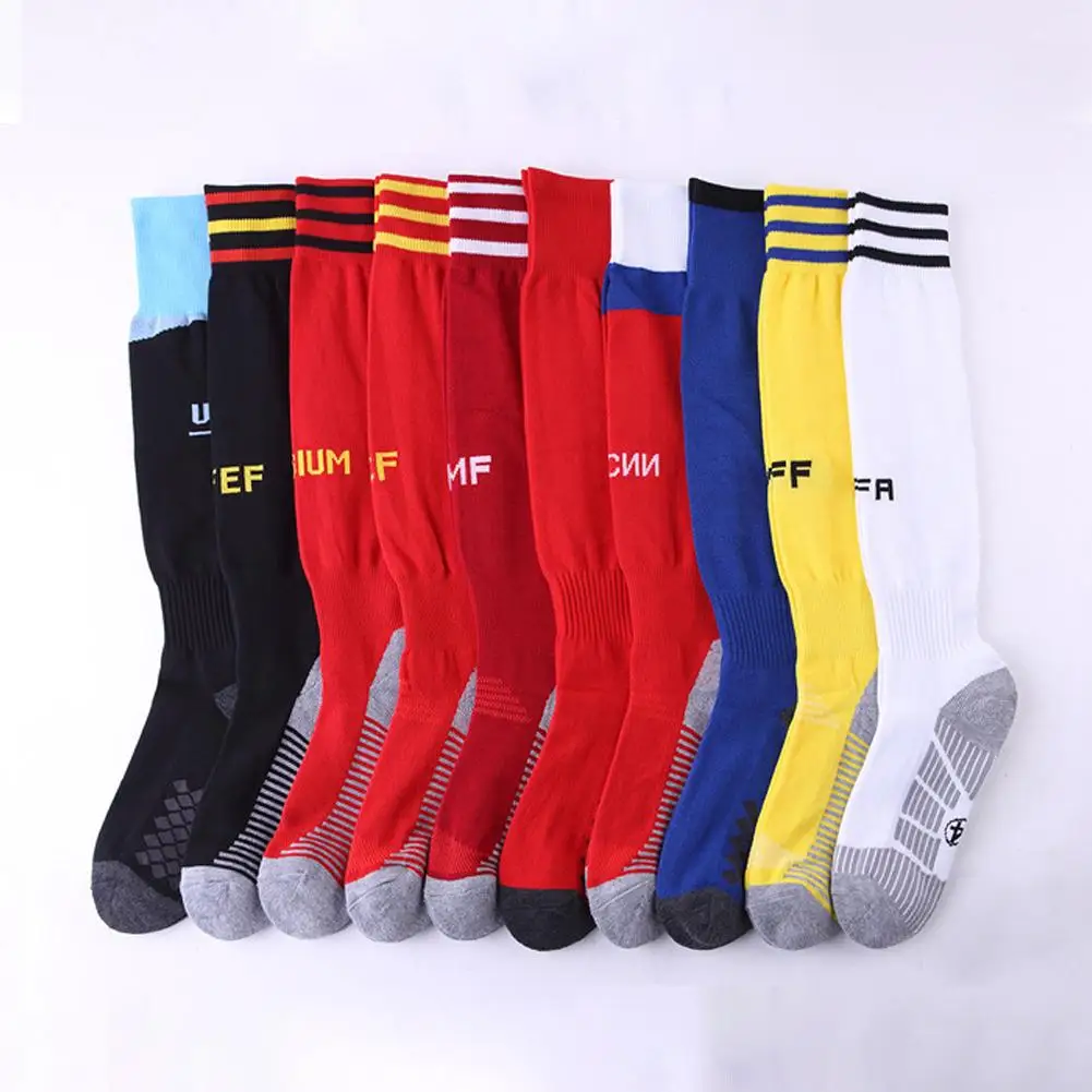 1 пара спортивных носков леггинсы до колена чулки футбольные бейсбольные гольфы