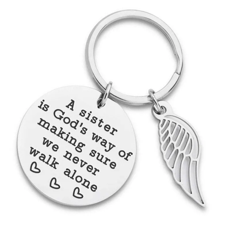 Sister Gifts Keychain From Sister Brithday Gift for Sisters Best Friend Keychain Friendship Pendants for Women Girls sarah m anderson his best friend s sister