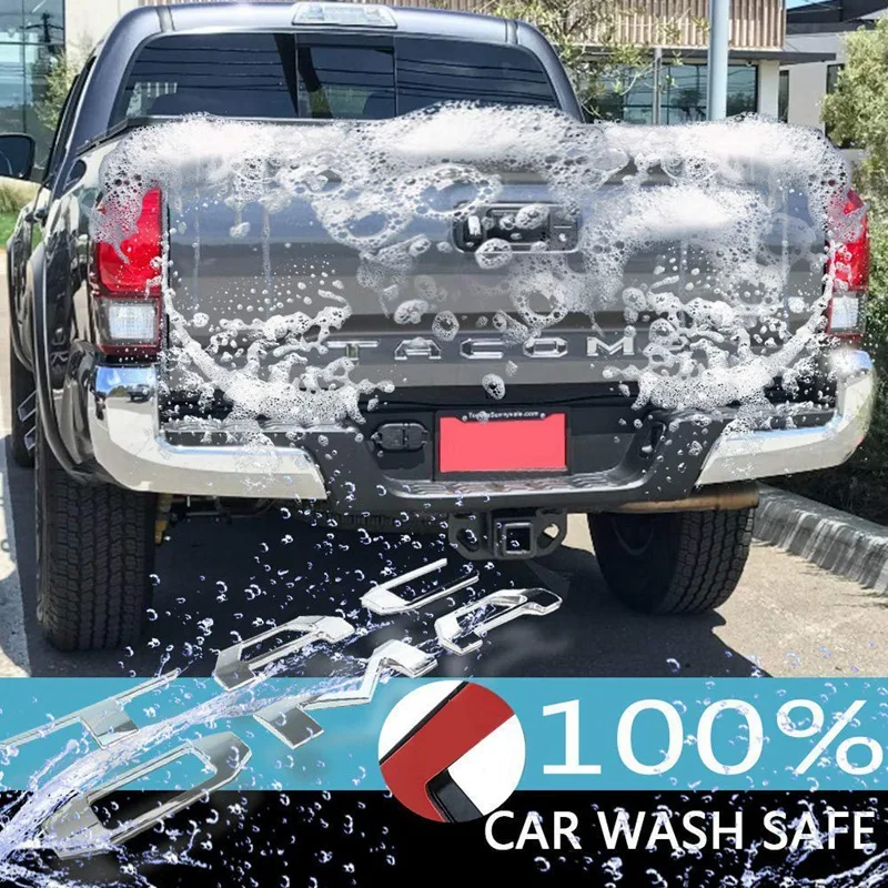 3d-эмблема для задней двери Toyota Tacoma 2016-2019 (хром) | Автомобили и мотоциклы