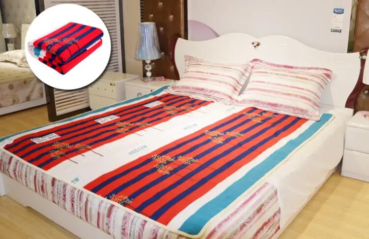 Электрическое одеяло более плотный обогреватель двойное с подогревом термостат