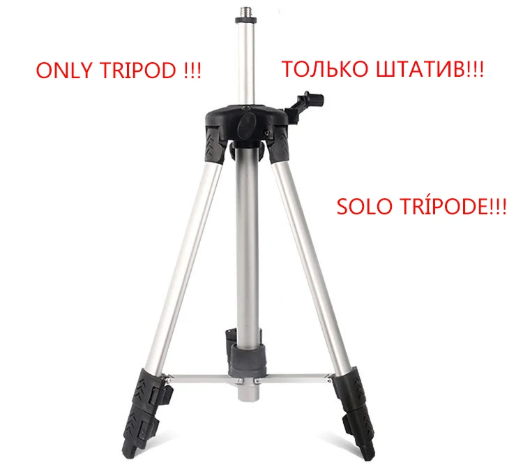Only Tripod 3d лазерный уровень 360 Поворотный косой функциональный самовыравнивающийся высота регулируемая "сделай сам" Экономический 2(1 V, 1 час) с рисунками крестов и линий Лазерная уравнитель - Цвет: Only Tripod