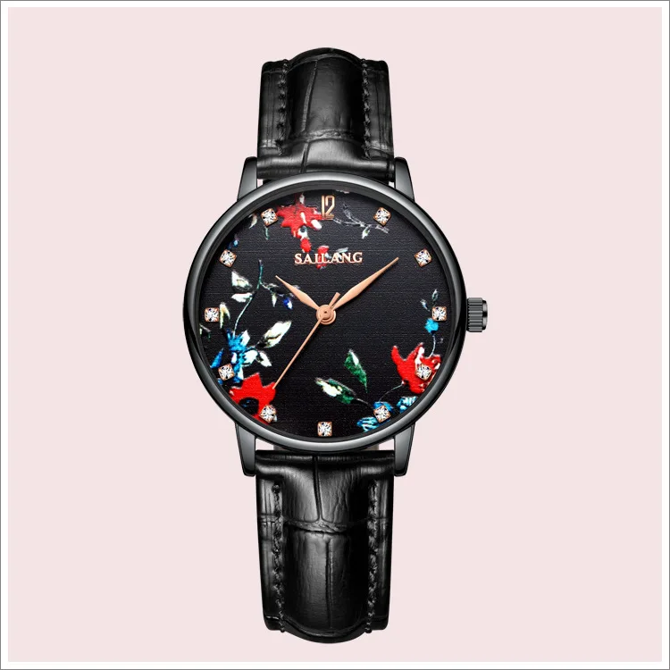 Студенческие водонепроницаемые кварцевые часы Аутентичные маленькие свежие