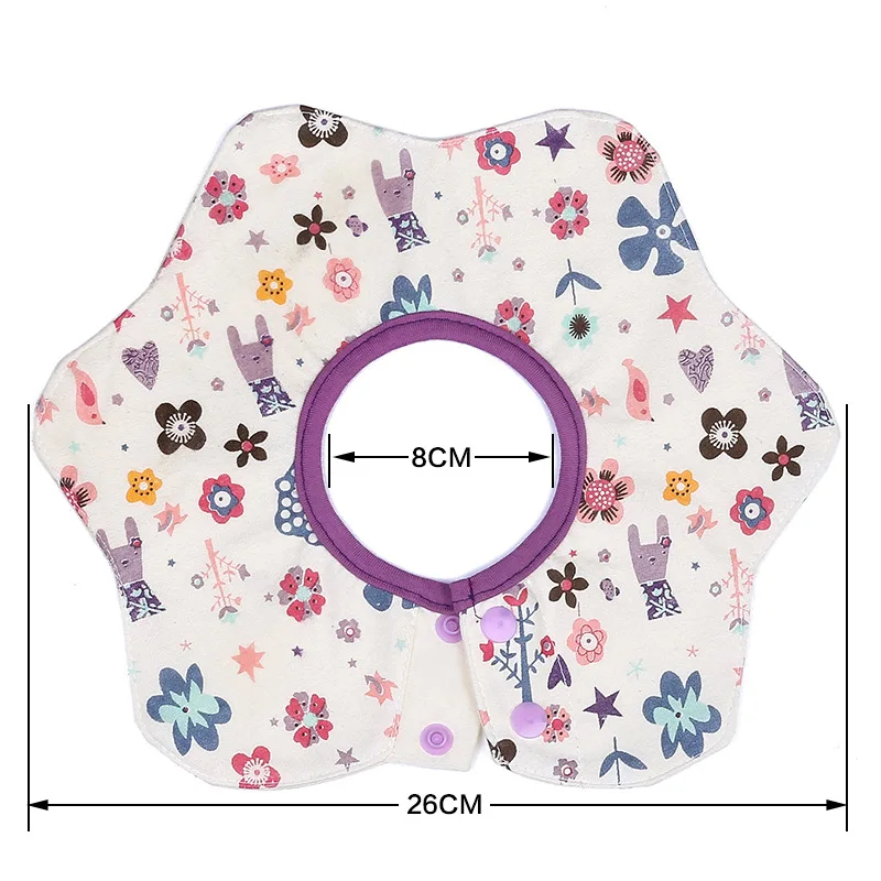 Новый Цветочный хлопковый детский нагрудник новорожденный бандана мягкий