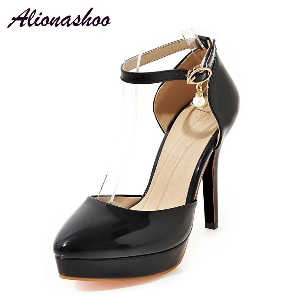 Туфли-лодочки Alionashoo женские на очень высоком каблуке 12 см туфли платформе