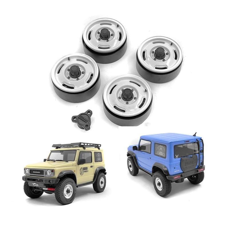 

APIO ретро металлические диски 1,55 ''колеса ступицы для 1:10 модель гусеничного автомобиля Дистанционное управление внедорожный TRX-4 SCX10 D90 Jimny BRONCO...