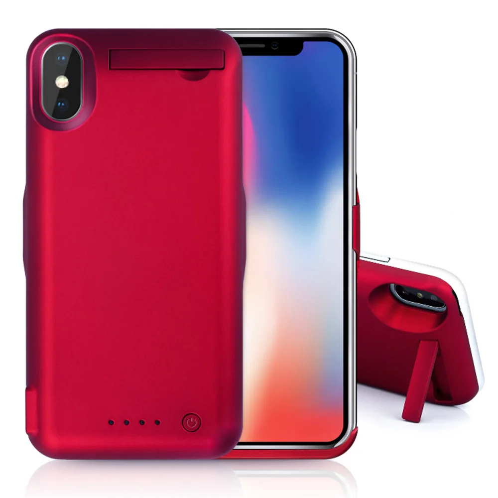 Чехол с аккумулятором для Iphone X 10000 мАч чехол умным зарядным устройством внешним