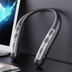 neck mounted bluetooth speaker hifi waterproof wearable bluetooth neckband gaming surround sound bar stereo music box outdoor free global shipping
