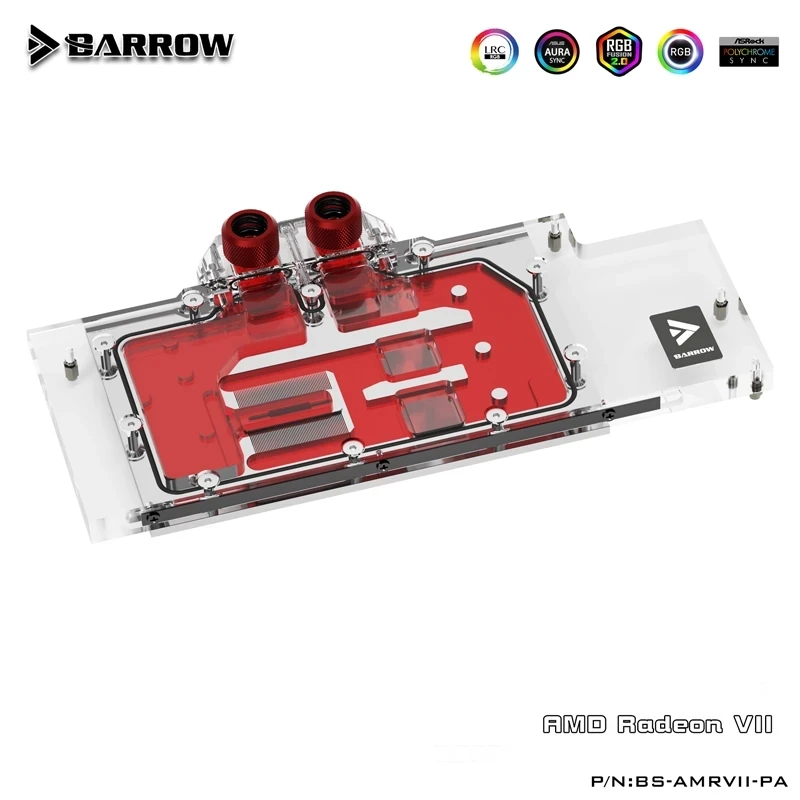 Barrow AMD Radeon VII блок VGA для водяного охлаждения графического процессора карты 5 В |