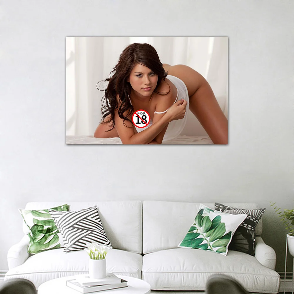 Сексуальная женщина настенное искусство холст ткань картина очаровательная