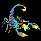 Необычная мультяшная интересная фотография скорпиона с животными фотоэлемент личность модная Изысканная Водонепроницаемая наклейка для украшения тела