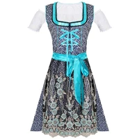 the munich oktoberfest costume sexy lady lace traditional bartender national dirndl dress cosplay halloween fancy party