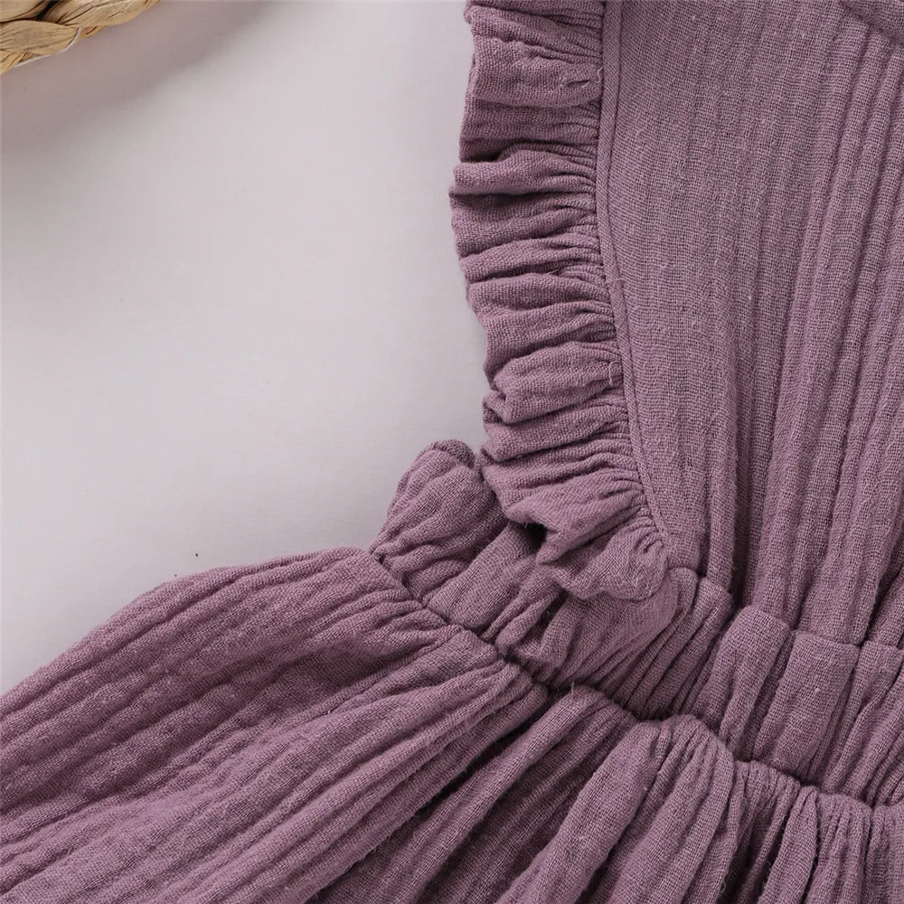 Детское однобортное платье трапециевидной формы с рукавом-фонариком | Мать и