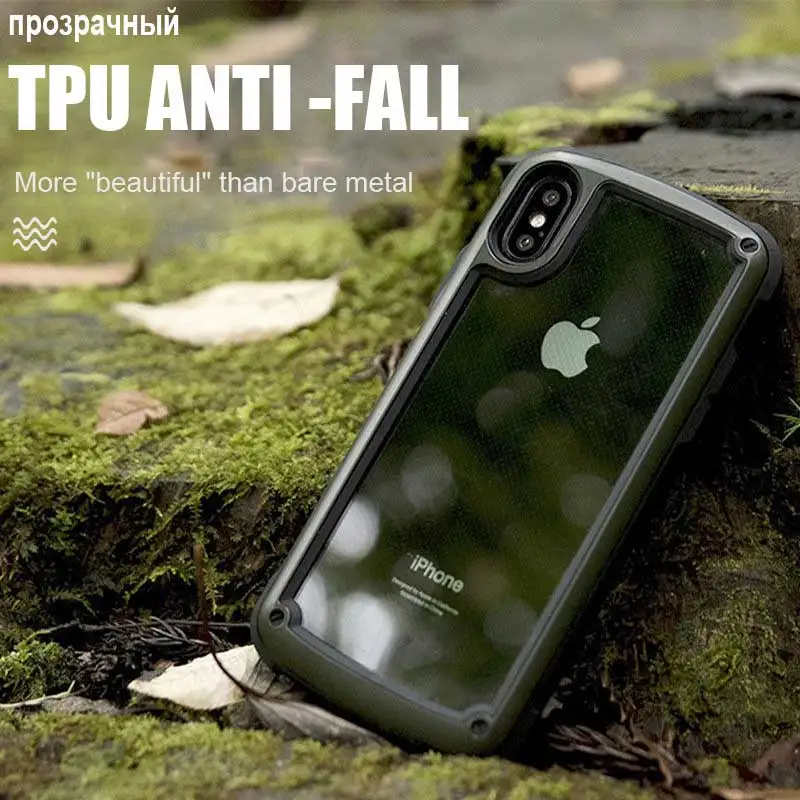 Роскошный Ударопрочный силиконовый чехол для IPhone 11 8 7 6 6S Plus прозрачный Pro Max X XR XS |