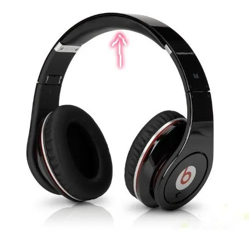 

Replacement Leather headband Cushions Spare Ear Pads Cushion Kit Black Cushion Pad Parts for for Beasts Studio 1.0 Headphones