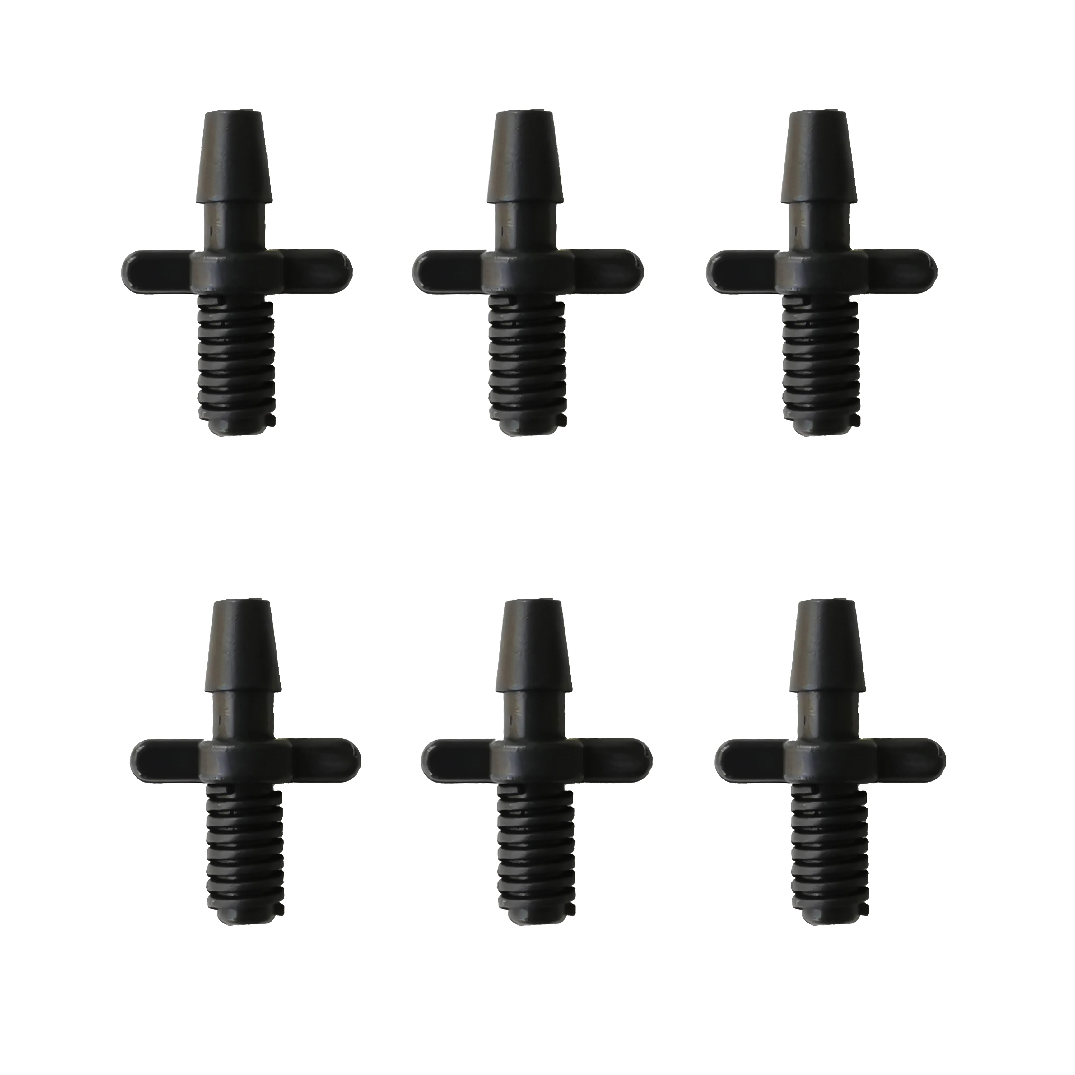 Резьбовой соединитель 100 шт. 3/5 мм коннектор с зазубринами для системы орошения