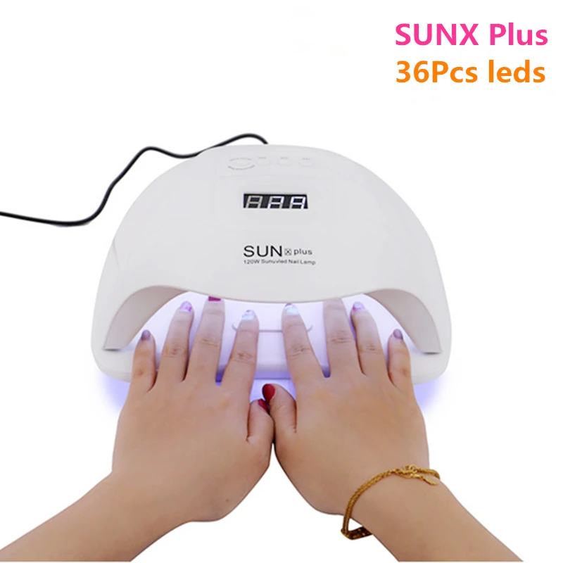 Лампа для сушки ногтей SUNX Plus 54 Вт СВЕТОДИОДНЫЙ УФ-гель-светильник ледяная лампа