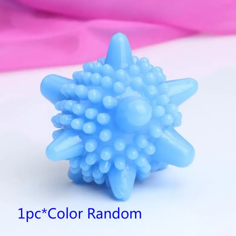 1pcs 4 формы бытовой шарик для стирки, анти-намотка, уход за тканью, Очищающий мяч, мягкий пластик, домашняя стиральная машина, мяч для сухого белья - Цвет: 1pcs