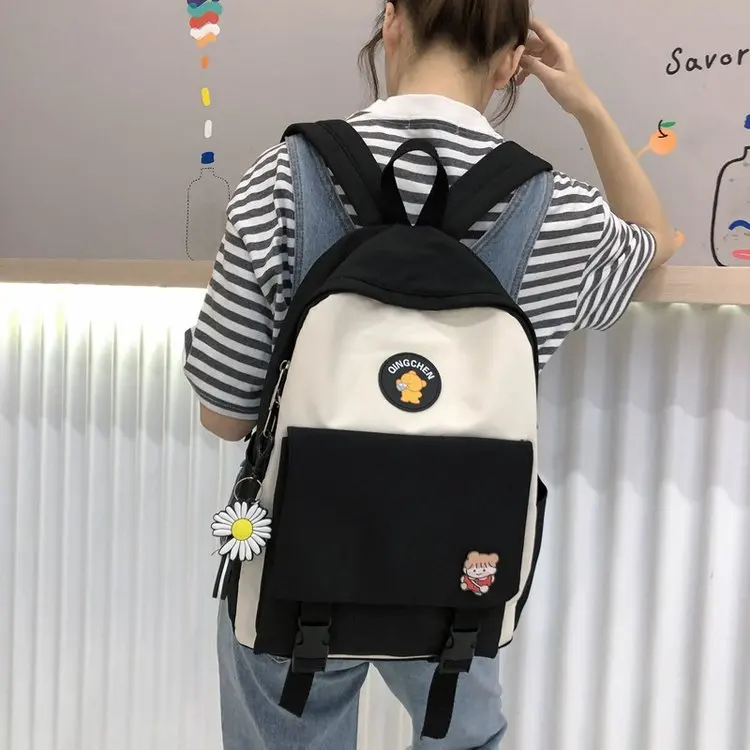 Женские школьные рюкзаки 2020 летние брендовые новые модные женские холщовые