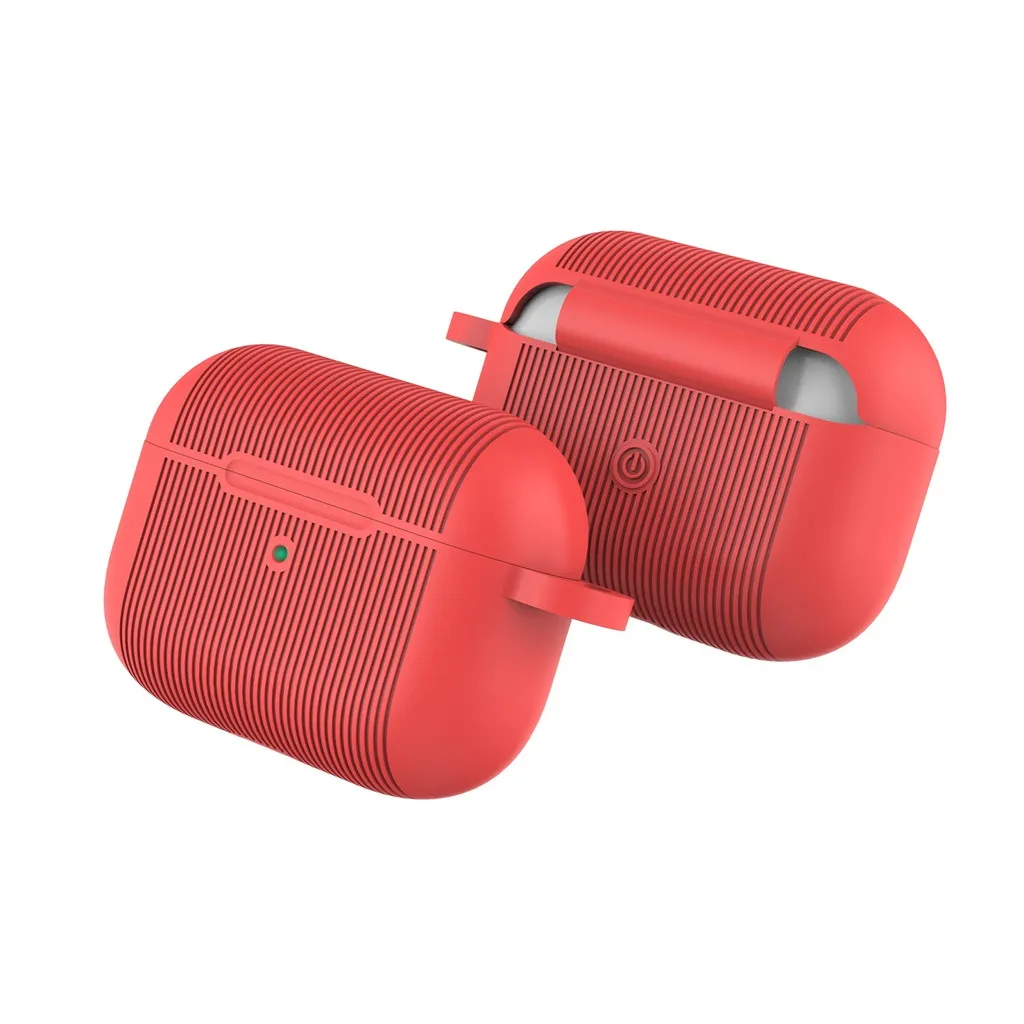 Ouhaobin для AirPods Pro 2019 чехол силиконовый защитный беспроводной зарядки Аксессуары