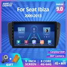 Автомагнитола 2DIN Android 9,0 для Seat Ibiza 6j 2009-2013 4 Гб + 64 ГБ Автомобильный мультимедийный видеоплеер GPS-навигация No 2DIN Dvd-плеер