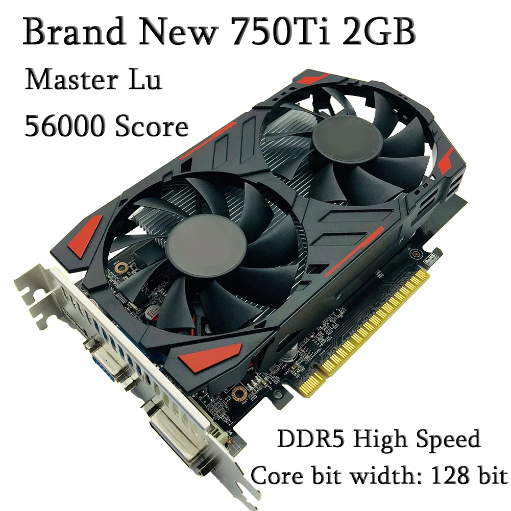 Высокая производительность 4 ГБ GDDR5 независимый PCI Express бесшумный охлаждающий