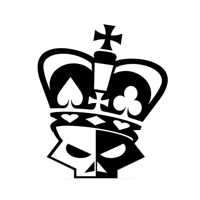 

10.6*12.6CM Coolest Poker All In Game Decor Car Sticker Vinyl Personalized