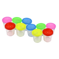 10pcsset small fish tank jellyfish cup clear mini container betta fish thickened plastic transparent cup for small pets