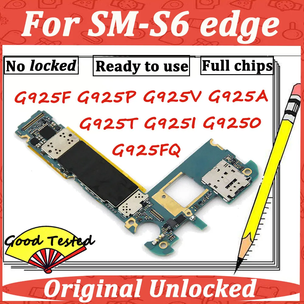 Оригинальная материнская плата для Samsung Galaxy S6 Ge G925F G925P G925V G925A G925T G925I G9250 G925FQ полная