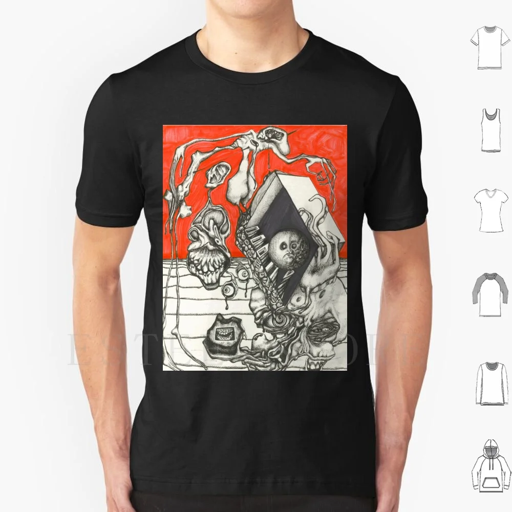 

Untitled T Shirt DIY Big Size 100% Cotton Open Woman Weird Art Dark Art Original Art Surrealism Album Art Personality Disorder