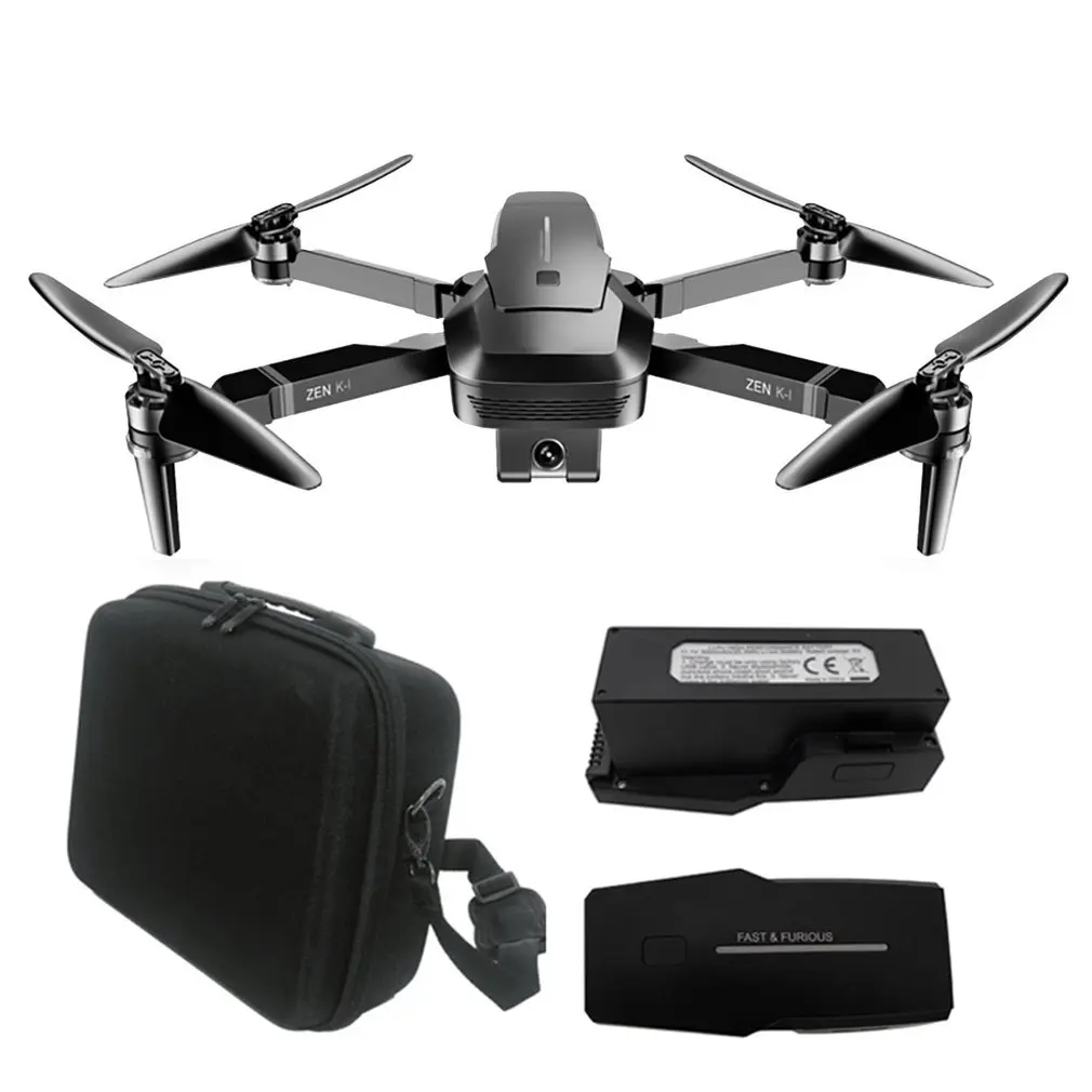 Visuo ZEN K1 GPS RC Drone with 4K HD Dual Camera Gesture Control 5G Wifi FPV Brushless Motor Flight 2.4G | Электроника