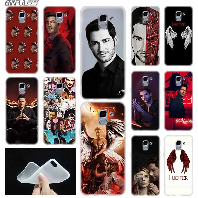 Мягкий чехол из ТПУ для Samsung Galaxy J6 J8 J5 J7 J4 Core Plus 2018 2016 2017 EU Prime Pro Ace TV Series Lucifer |