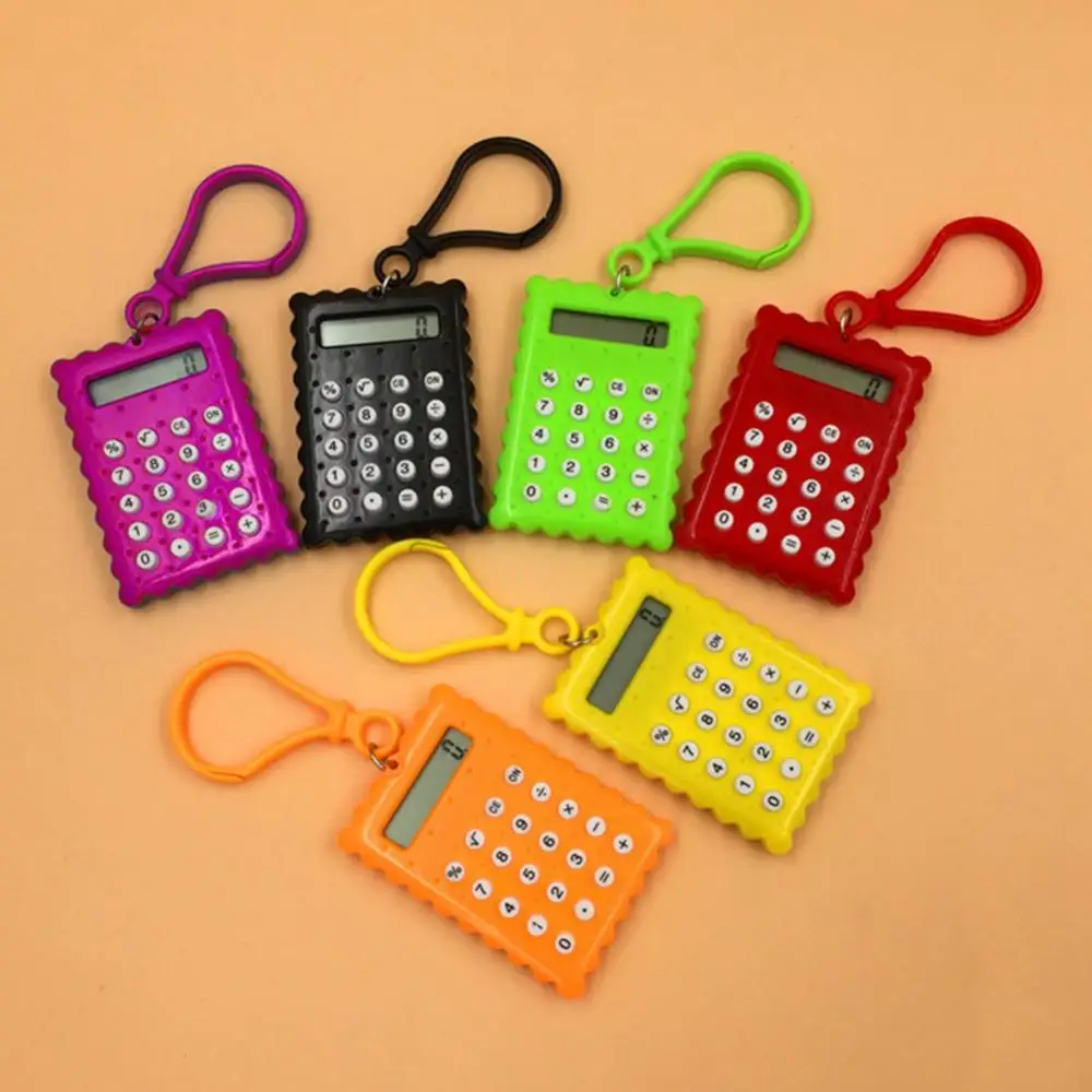 

Канцелярские принадлежности, маленький квадратный калькулятор, персонализированный мини-калькулятор карамельных цветов для школы и офиса...