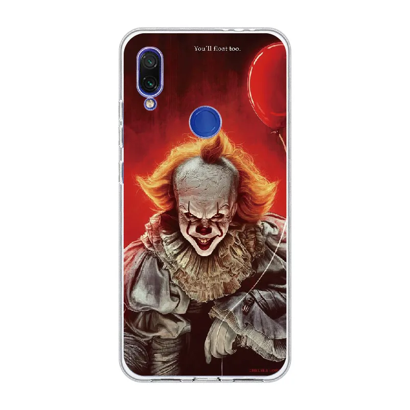

Pennywise Clown Float It Comic For Xiaomi Mi Redmi Note 5 6 7 8 9 10 lite Pro Plus Soft TPU Crystal Slim Protective Clear Case