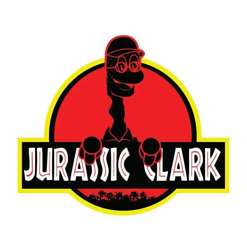 

13cm x 10cm for Jurassic Clark Park Creative Car Sticker DIY Anime Fashion Waterproof Camper Bumper Window Decal