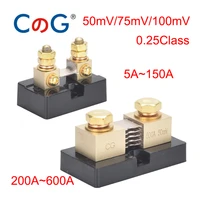 cg 0 25 usa type fl 15 5a 10a 20a 50a 75a 100a 300a 500a 600a 50mv 75mv 100mv brass current mount dc shunt resistance with base
