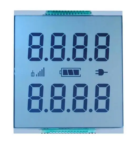 2-рядный 4-значный сегментный ЖК-экран 25pin TN | Электронные компоненты и
