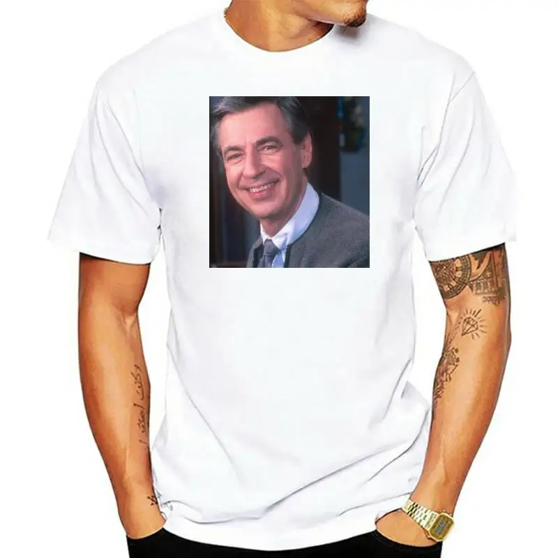 

Men tshirt Mr Rogers Custom Quote Classic T Shirt Printed T-Shirt tees top