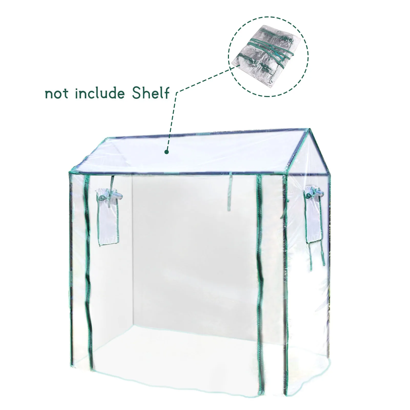 

Household PVC Greenhouse Cover Durable Portable Shield Protector Canopy For Plants