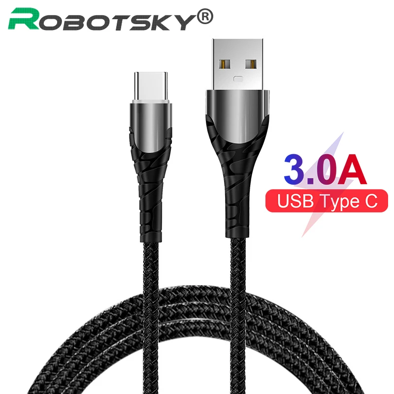 Кабель Micro USB Type C 3A для быстрой зарядки светодиодная подсветка полностью